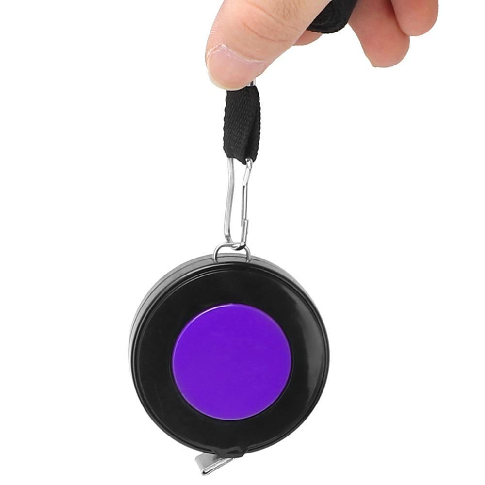 1pcs Purple &Red &White &Green Soft Retractable Ta Portable Cloth Measuring Ruler  Home Craft