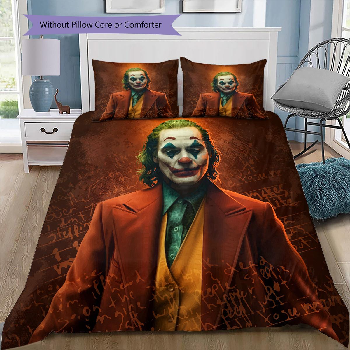 

Clown 2 Bedding Set, 1 Duvet Cover & 2 Pillowcases, Suitable for Home Use, Ideal Gift for Collection Lovers 135x200cm
