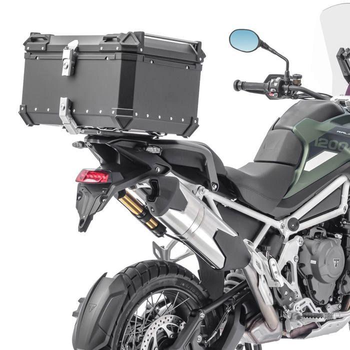 Top case aluminium moto Bagtecs XB65 - 65 Litres - Étanche - Résistant aux chocs - Universel