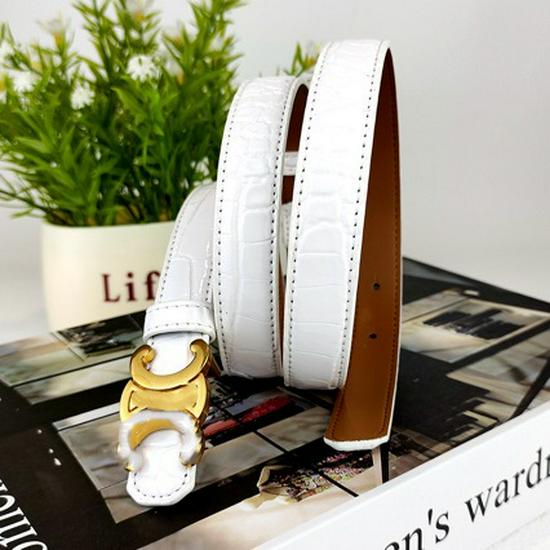 Arc De Triomphe Women's High-End Leather Belt 2.0: Versatile, Slimming, Thin Waist Belt for Dresses & Jeans