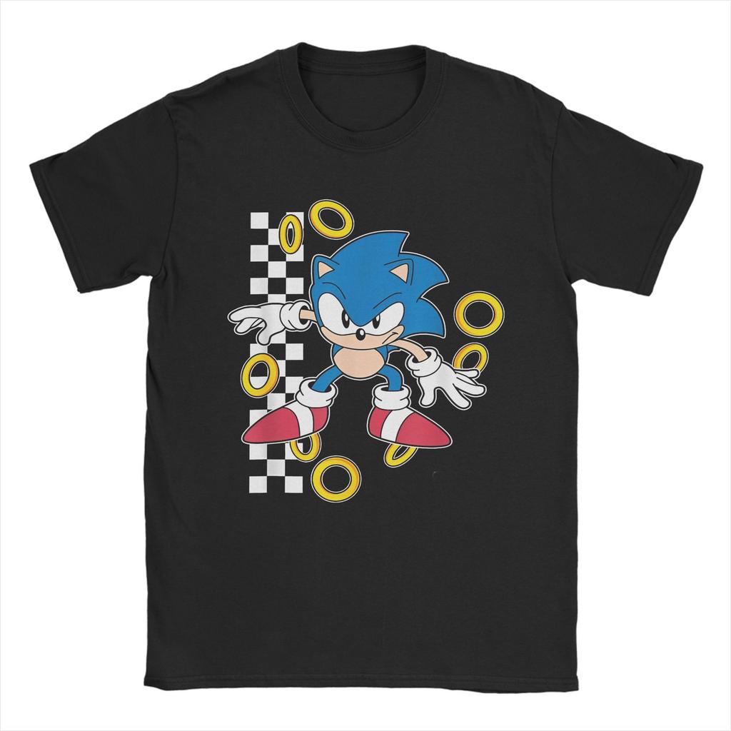 Sonices T-Shirt Men Women Anime Game Leisure Pure Cotton Tee Shirt O Neck Short Sleeve T Shirts Original Clothing