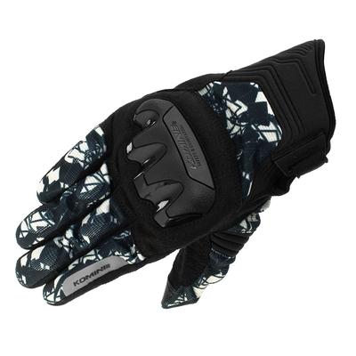 Komine GK-2203 Protective Mesh Gloves for Motorcycles Prism Silver XL