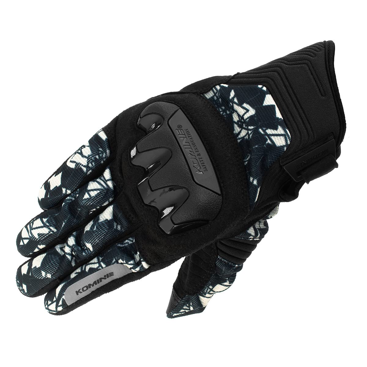 

KOMINE Motorcycle Gloves Protective Mesh Gloves Prism Silver L GK-2203