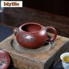 270ml Antika Yixing Lila Lerkannor Handgjord Xishi-kanna Råmalm Dahongpao Lera Vattenkokare Kinesisk Zisha Teset Tillbehör Gåvor