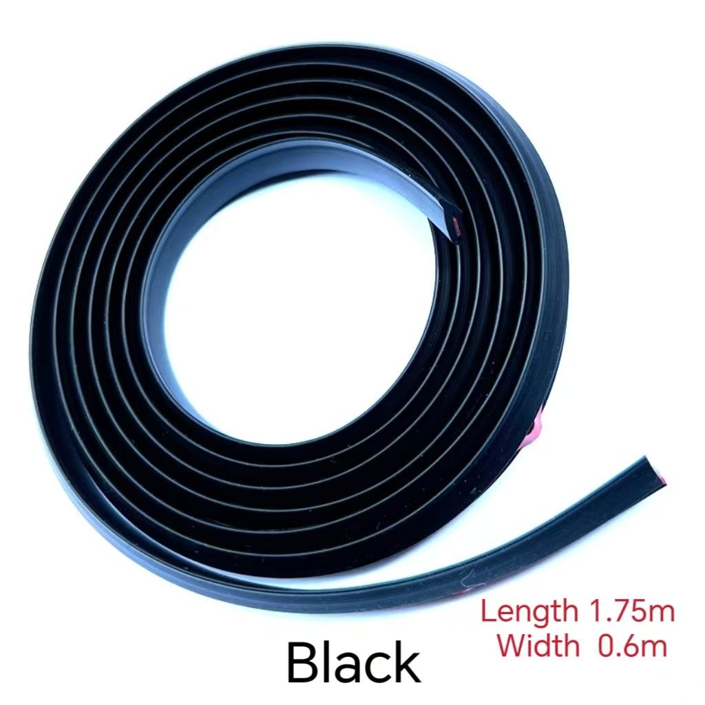 1750mm Wheel Arches Side Fender Flares Rubber Sealing Strip For Mitsubishi Montero Pajero Sport 7407A186HE 7407A186YA Black 1750mm