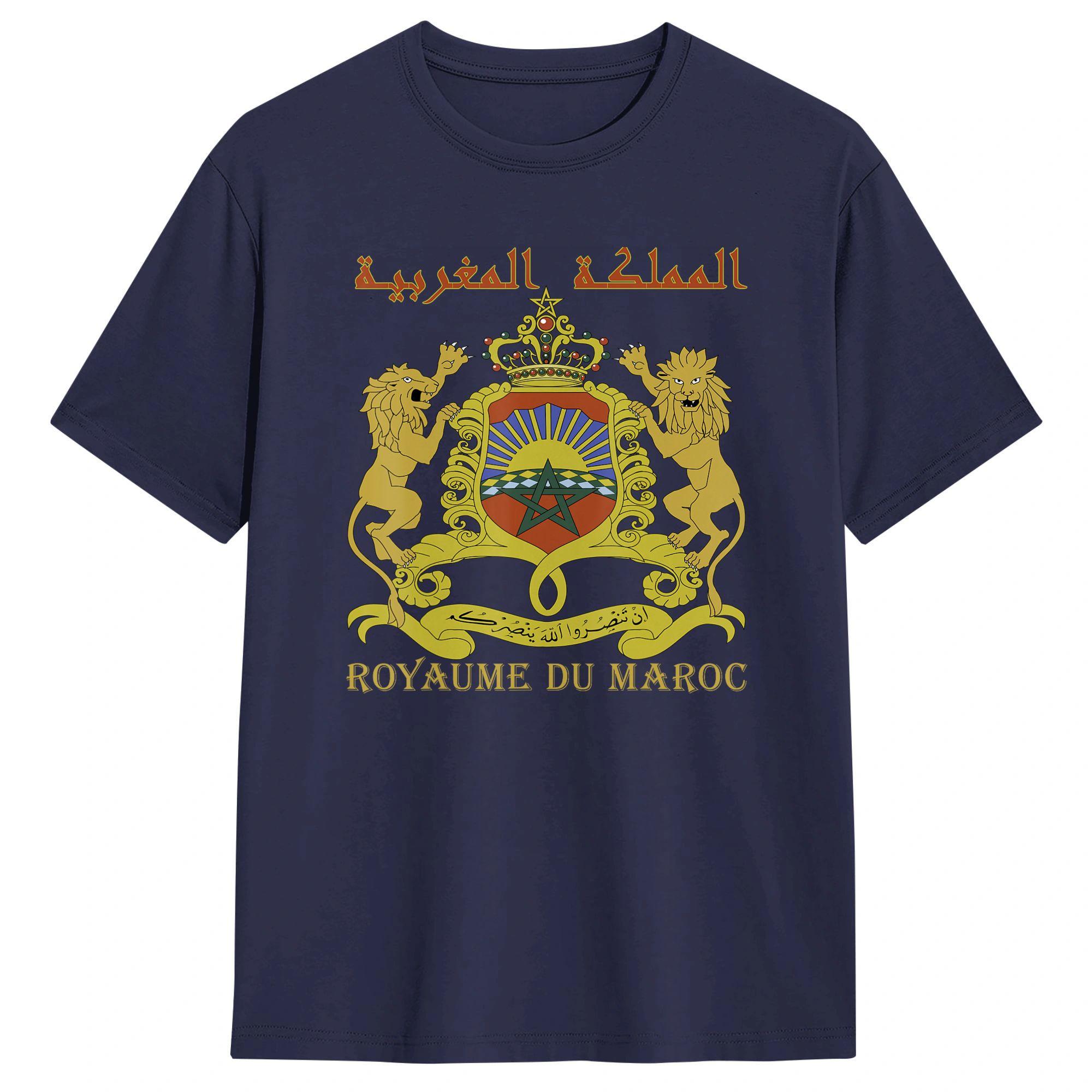 

Amazing Kingdom of Morocco TShirts Men Round Collar 100 Cotton T Shirts Short Sleeve Tees Plus Size Tops 4XL