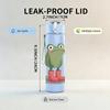 1PC Rain Boots Green Frog 750ml Color Plastic Sports Water Bottle Leakproof Flip Straw Lid Suitable for Sports Office Home Use