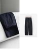 High-End Autumn Designer Wrinkle-Resistant High-Waisted Slimming Narrow Straight-Leg Pants