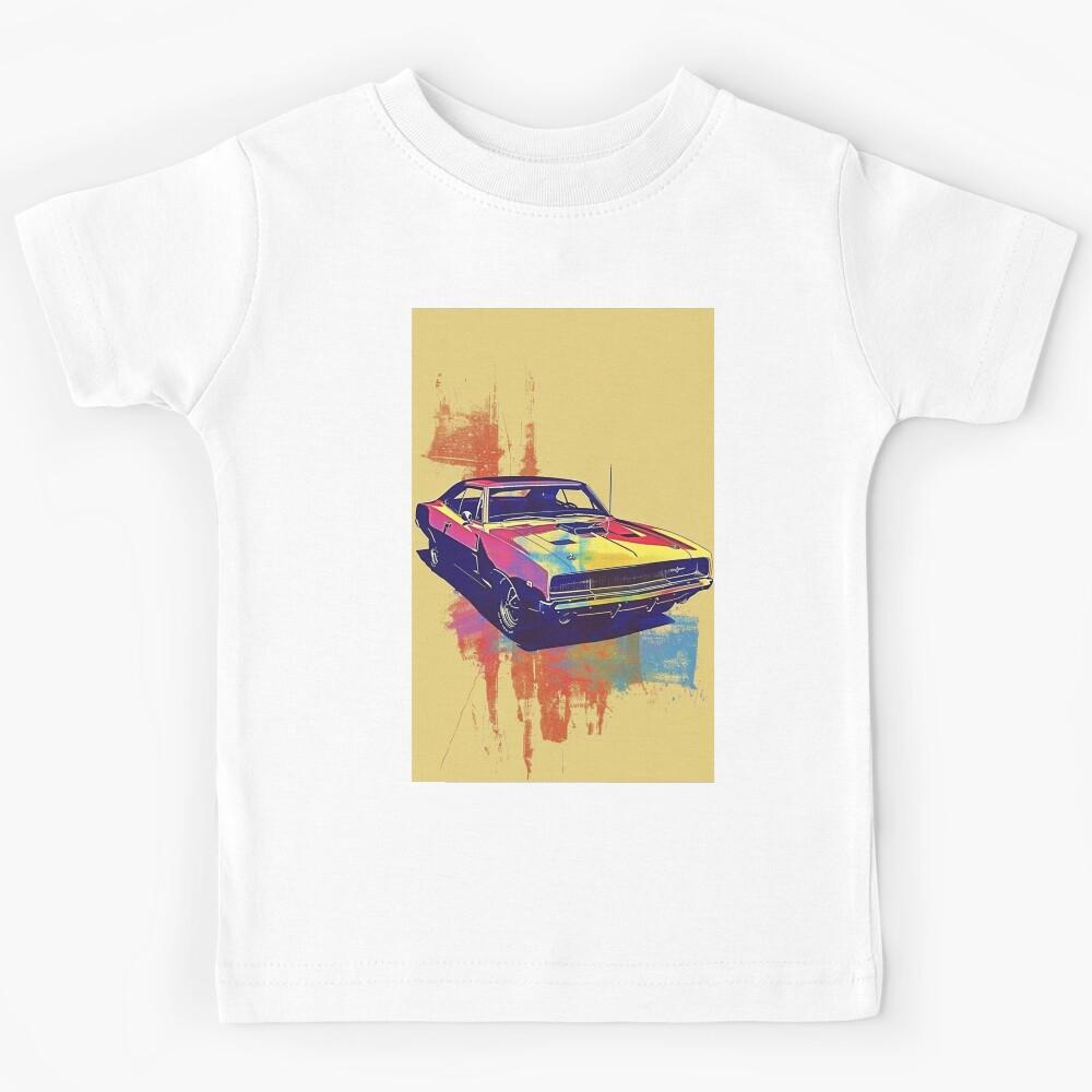American Muscle: Classic Cars in Action Kids T-Shirt 140