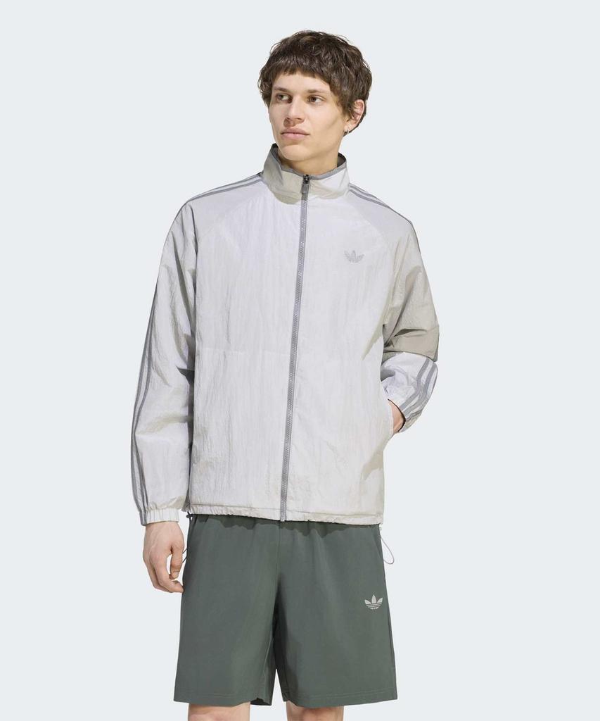 adidas 3-Stripe Wind Track Top - Grey / Kw7390