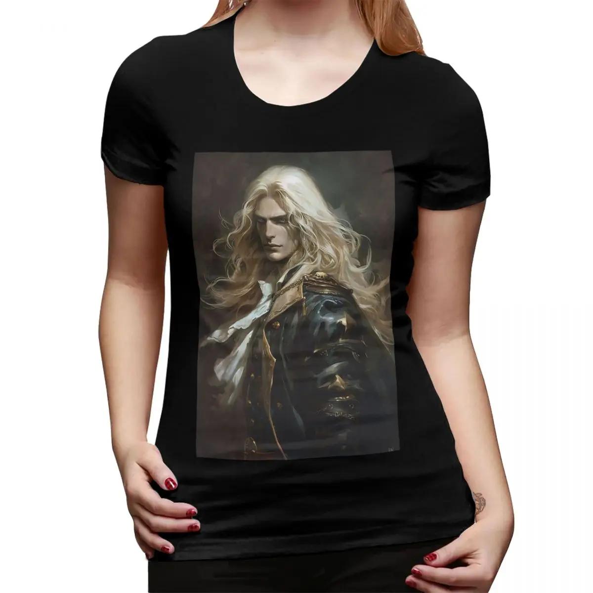 

Alucard Castlevania TShirt for Women Round Neck Streetwear T Shirts Womens Tees Short Summer Clothes Tops 4XL