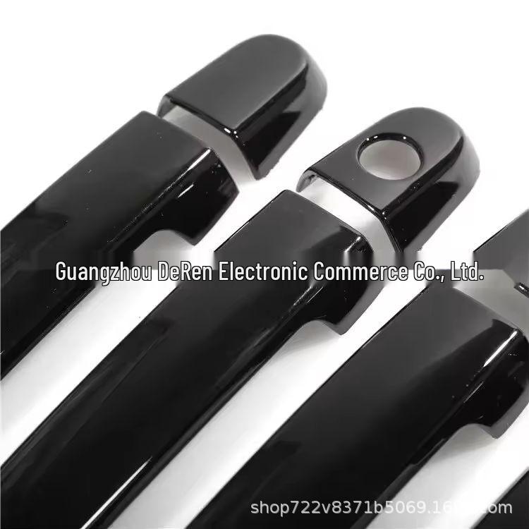 Gloss Black Door Handle Covers for 2008-2014 Toyota Fortuner