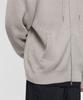 MUSINSA STANDARD Ribbed Knit Hooded Zip-Up [Dusty Cream]