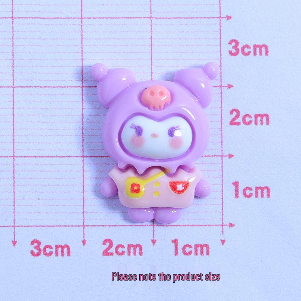 Glossy Pink DIY Resin Hair Accessories Set: Phone Case, Hair Tie, Hair Clip for Kindergarten