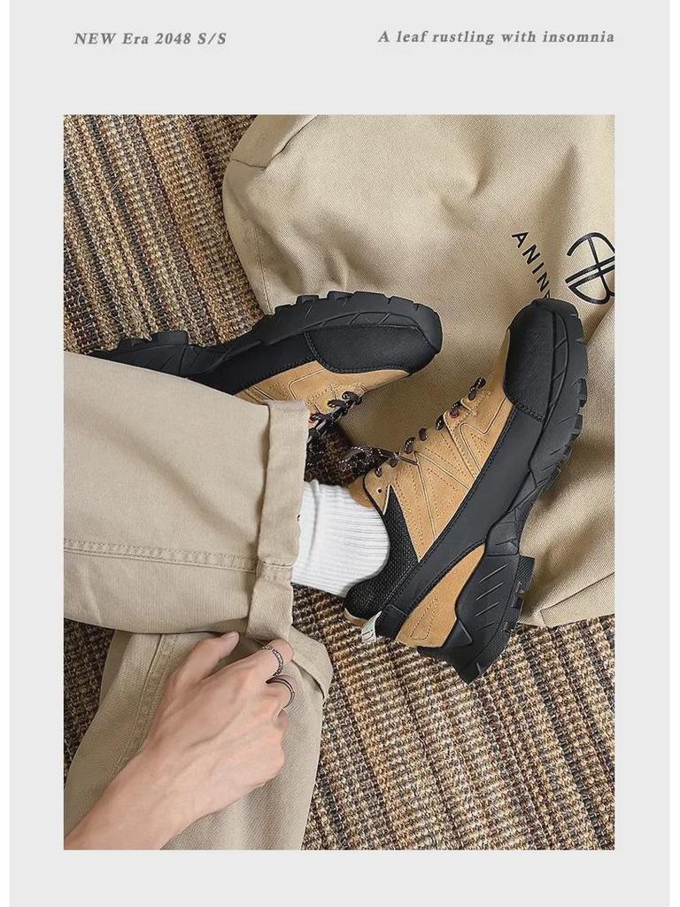 2024 Pantofi de drumeție pentru bărbați de primăvară care măresc înălțimea: Pantofi de sport pentru exterior, respirabili, anti-alunecare, pentru cupluri