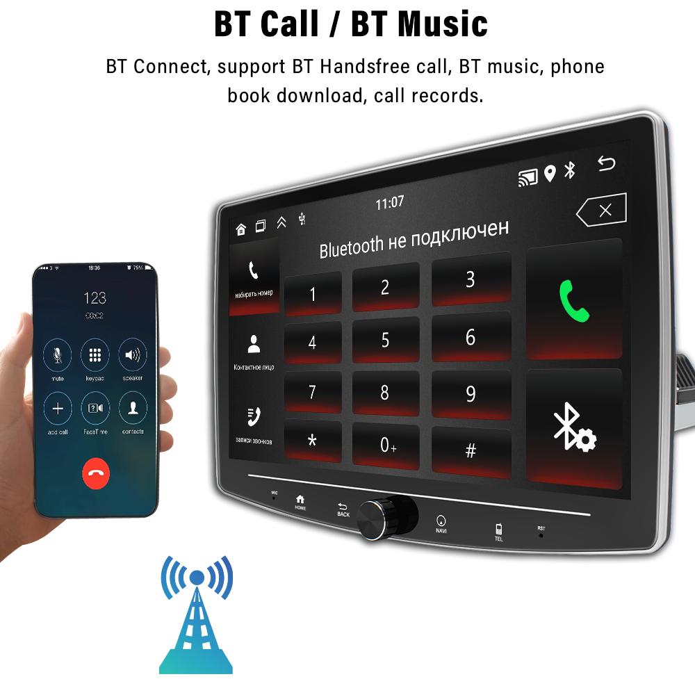 Universal 10.1inch HD Touch Indash Android13 1Din Player Multimedia Auto MP5 Mirror Link Navigație GPS Radio Auto Audio Stereo