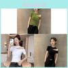 Oversize T Shirt For Women With Embroidery And Round Neck For Spring 2025