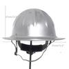 Aluminum Alloy Safety Helmet High Hardness Railway Metallurgy Mine Work Cap Lightweight Full Brim Construction Safety Helmet