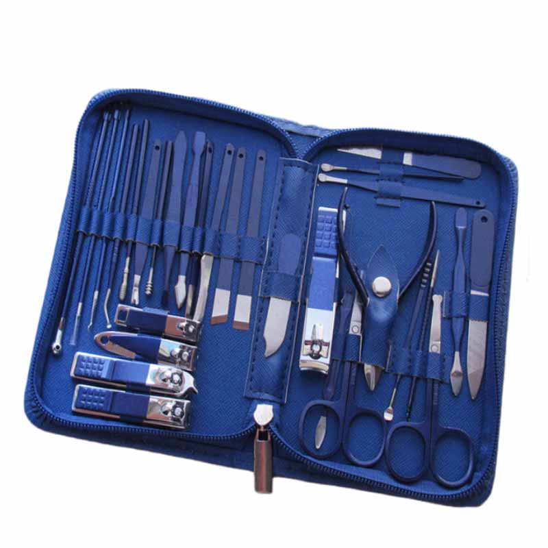 30 PCs Manicure Cutters Nail Clipper Set Household Stainless Steel Manicure Kit Nail Clippers Pedicure Nail Scissors Tool