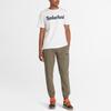 Timberland Letter Round Neck Outdoor Running Breathable Short Sleeve T-Shirt Men T-Shirts White A6DN3-100