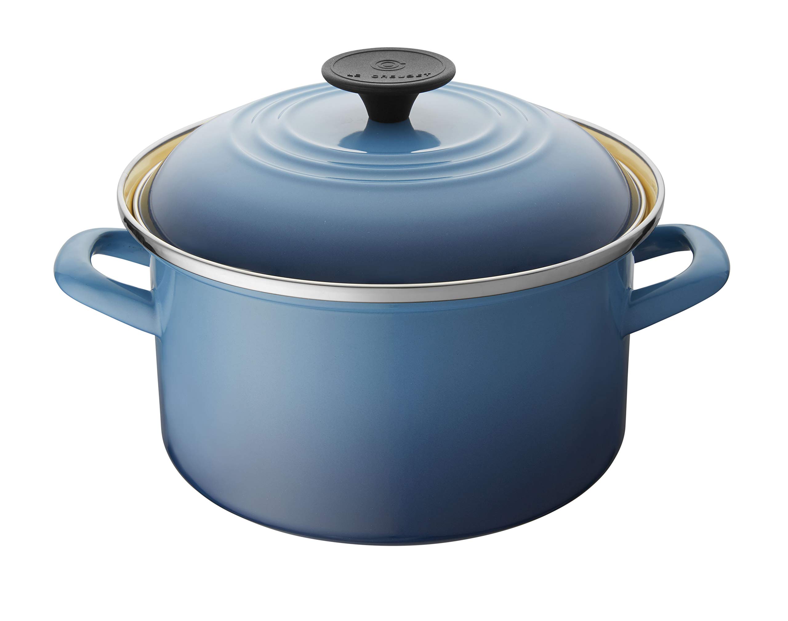 

Le Creuset EOS Casserole, 20 cm, Marine Blue, Gas/IH Compatible [Official Japanese Product]