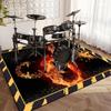 Drum Carpet Rug Soundproof Blanket Professional Rectangle Electronic Jazz Kit Floor Mat For Bass Drum Musical Instrument Mat