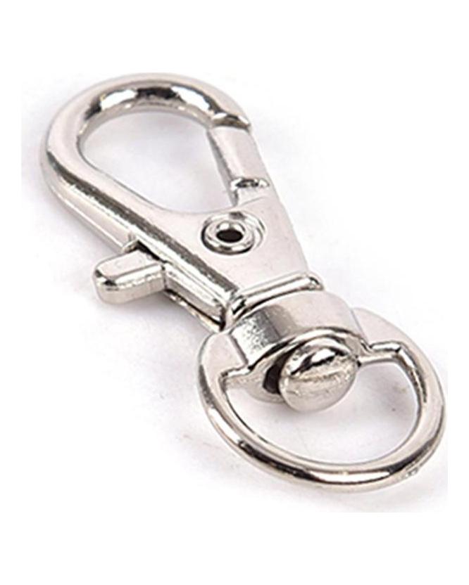 10Pcs Mini Aluminum Alloy Keychain To Make Spring Clip Hook Carabiner
