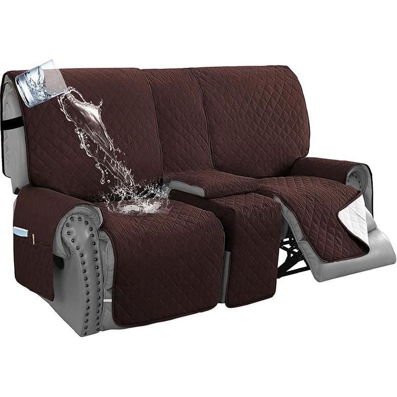 H.VERSAILTEX 100% Waterproof Recliner Covers Stay in Place Lazy Boy Recliner Chair Covers Furniture Protector Washable Recliner Slipcovers for Pets Recliner Chair шоколадный