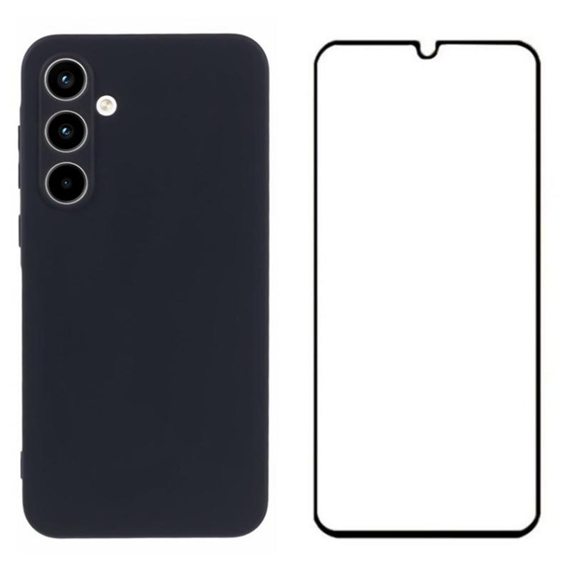 WANLONFENG RB2 Series for Samsung Galaxy A55 5G Case Anti-Fall TPU Phone Cover with Screen Film