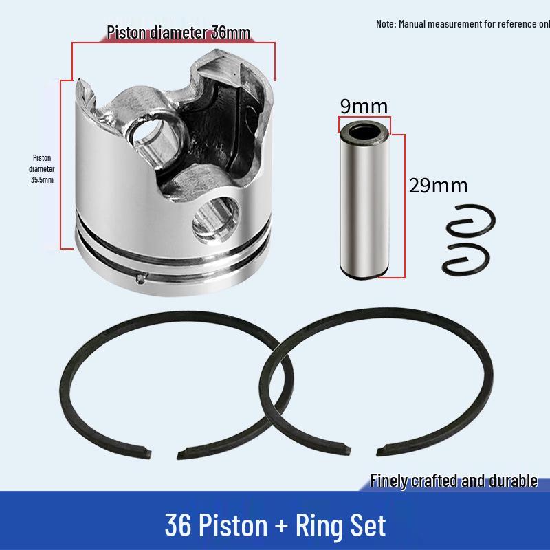 Four-Stroke Lawn Mower Piston Ring & Two-Stroke Brush Cutter Piston Assembly 