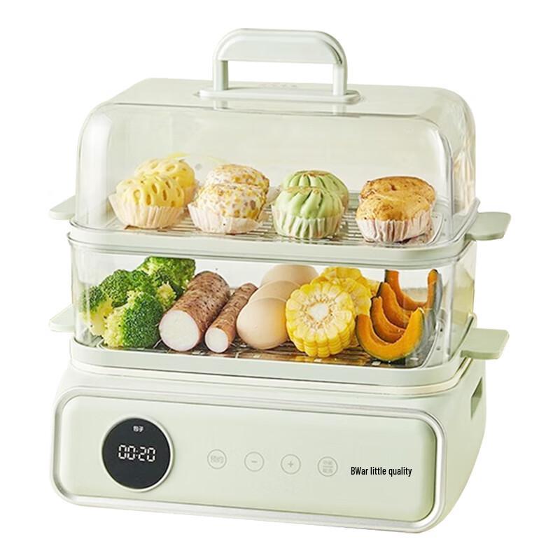 Bear DZG-P20W6 15.5L 3-Layer Electric Steamer CN plug (adapter included)