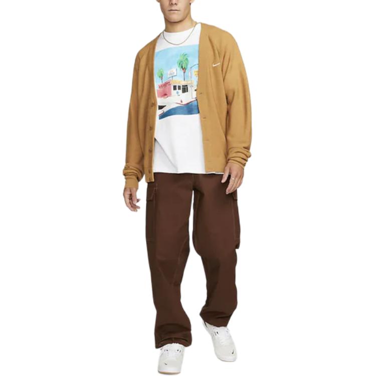 Nike SB Skateboard Cardigan Asia Sizing Elemental Gold DQ6307-722