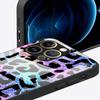 Case for iPhone 17 Pro Max 12 16 15 Plus Air 14 XR 11 8 13 Glass Phone Cover Color Leopard Print