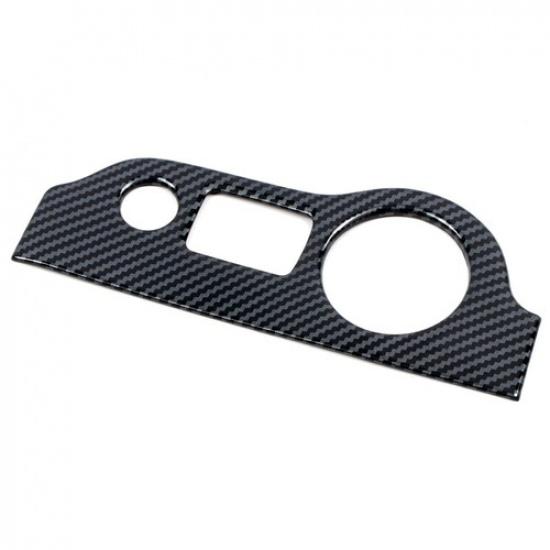 For Chrysler 300C 2011- Carbon Fiber Interior Head Light Switch Cover Trim