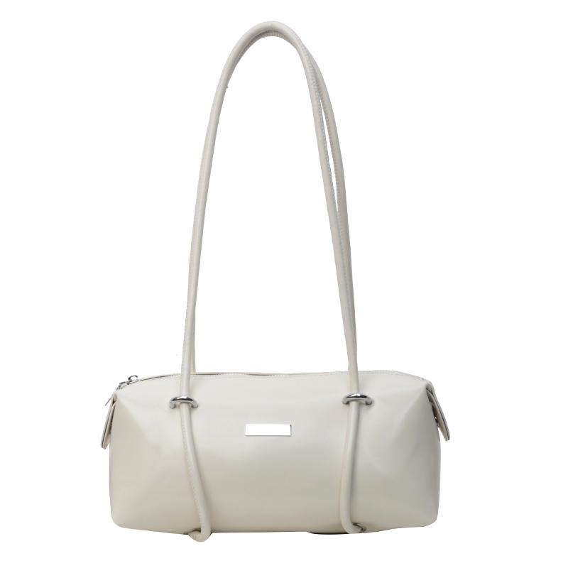 

Женская сумка через плечо PU Boston с длинной ручкой, однотонная, высокого качества, простой дизайнерский стиль, универсальные сумки, мода