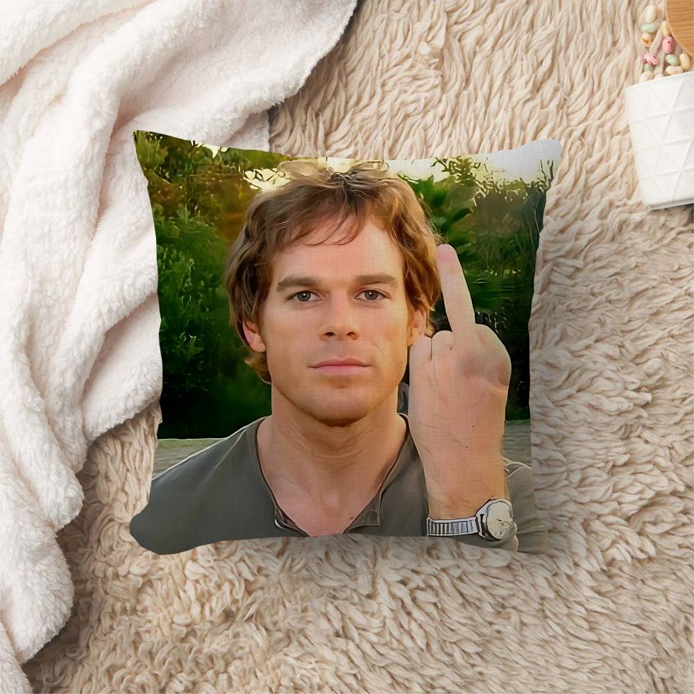 TV D-Dexter Pillowcase toon Gift Cushion Cover Bedroom Home Sofa Chair Seat Decor pillow case