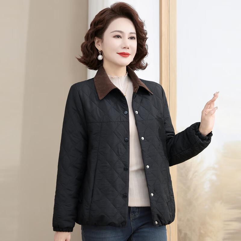 

Yalu Женская теплая плюшевая хлопковая куртка средней длины XL