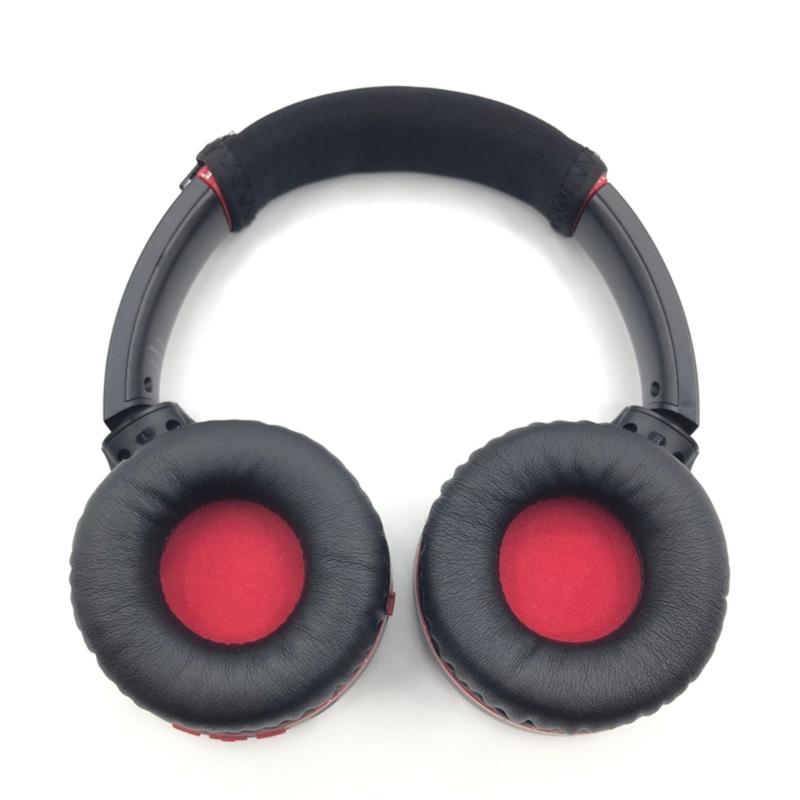 Replacement Earpads Cushion for ATH-AR3BT ATH-AR3IS Gamming Headphone Soft ProteinLeather Earpads Earmuffs