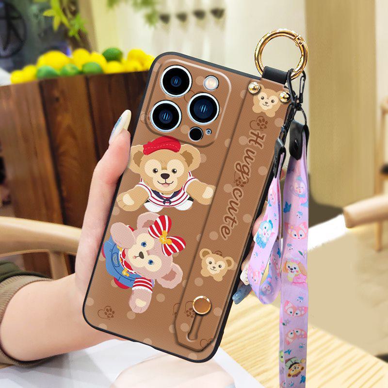 Stella Lou Cartoon-Softshell-Handyhülle für Samsung, iPhone, OPPO, Xiaomi, Vivo mit Umhängeband