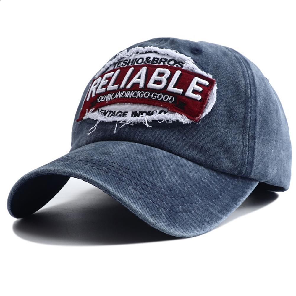 

New Men S Reliable Letter Embroidery Baseball Cap Women S Adjustable Washed Cotton Hat Summer Outdoor Sun Visor Hats Snapback Adjustable