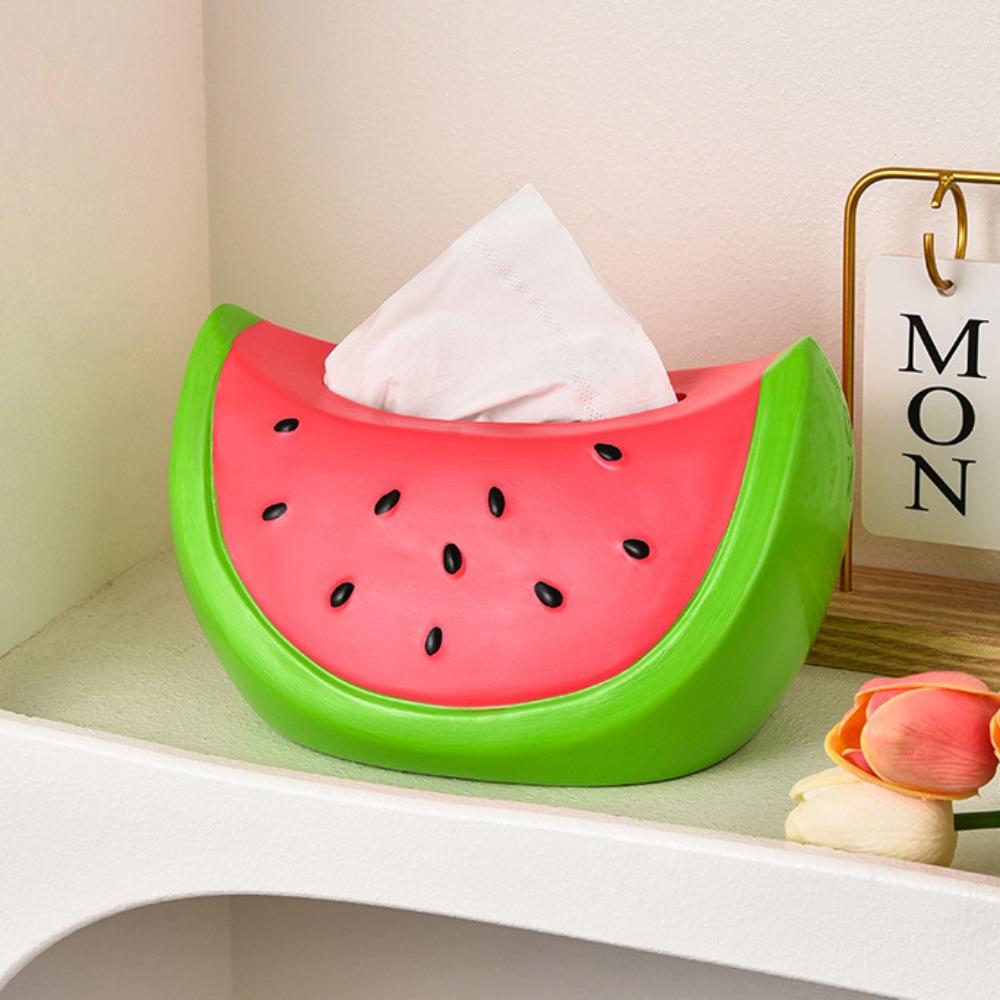 

Fruit Watermelon Tissue Box Decorative Watermelon Ornament Decoration Home Decoration Watermelon