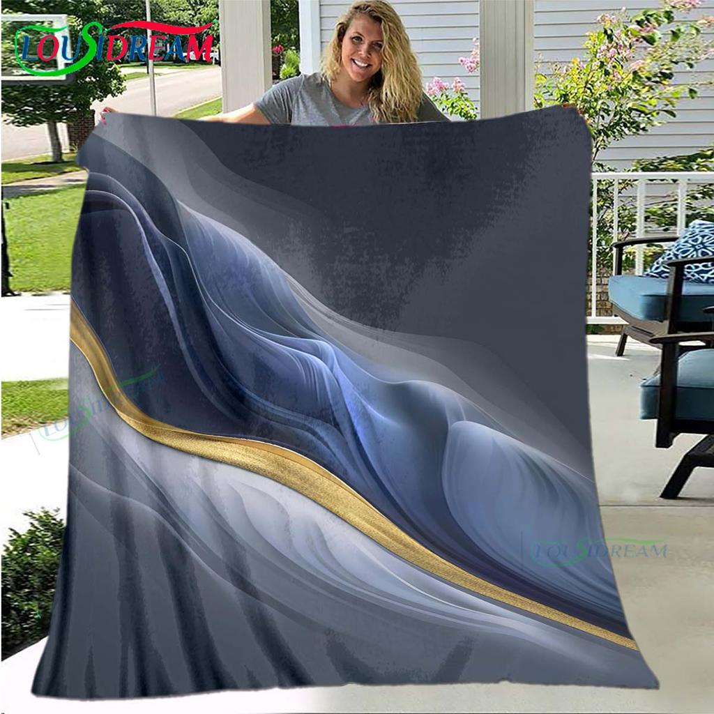 Fashion 3D Popular Mobile Wallpaper Four Seasons Blanket Sofa Cover Travel Bed Plush Blanket Travel Office Break Blanket Gift