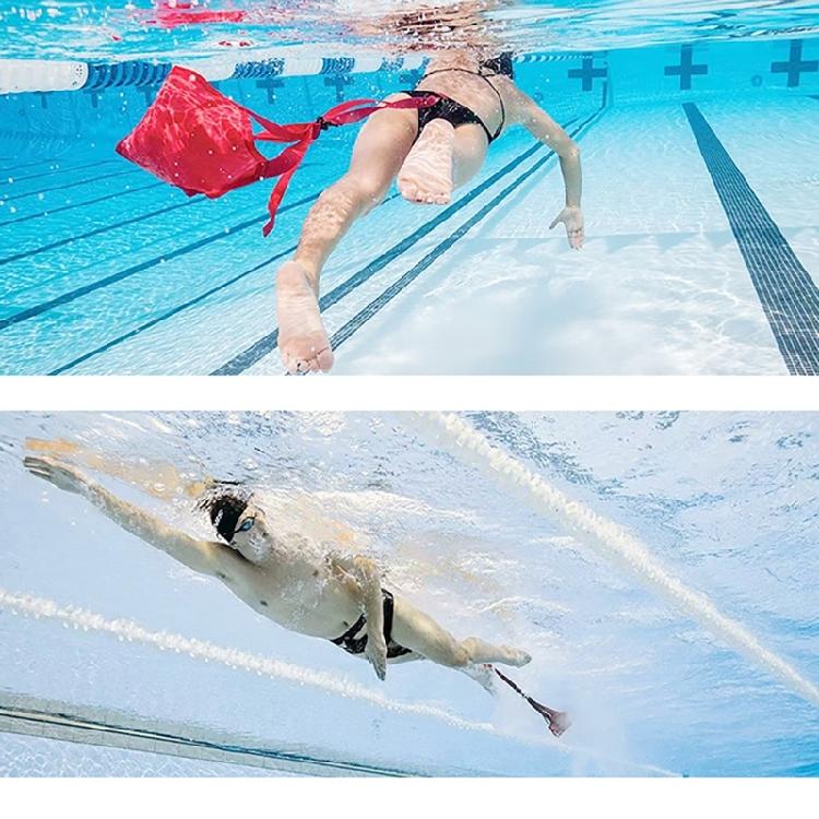 Swim Training Parachute Swimming Resistance Belt Strength Training Exerciser Belts Drag Parachute for Adults Kids