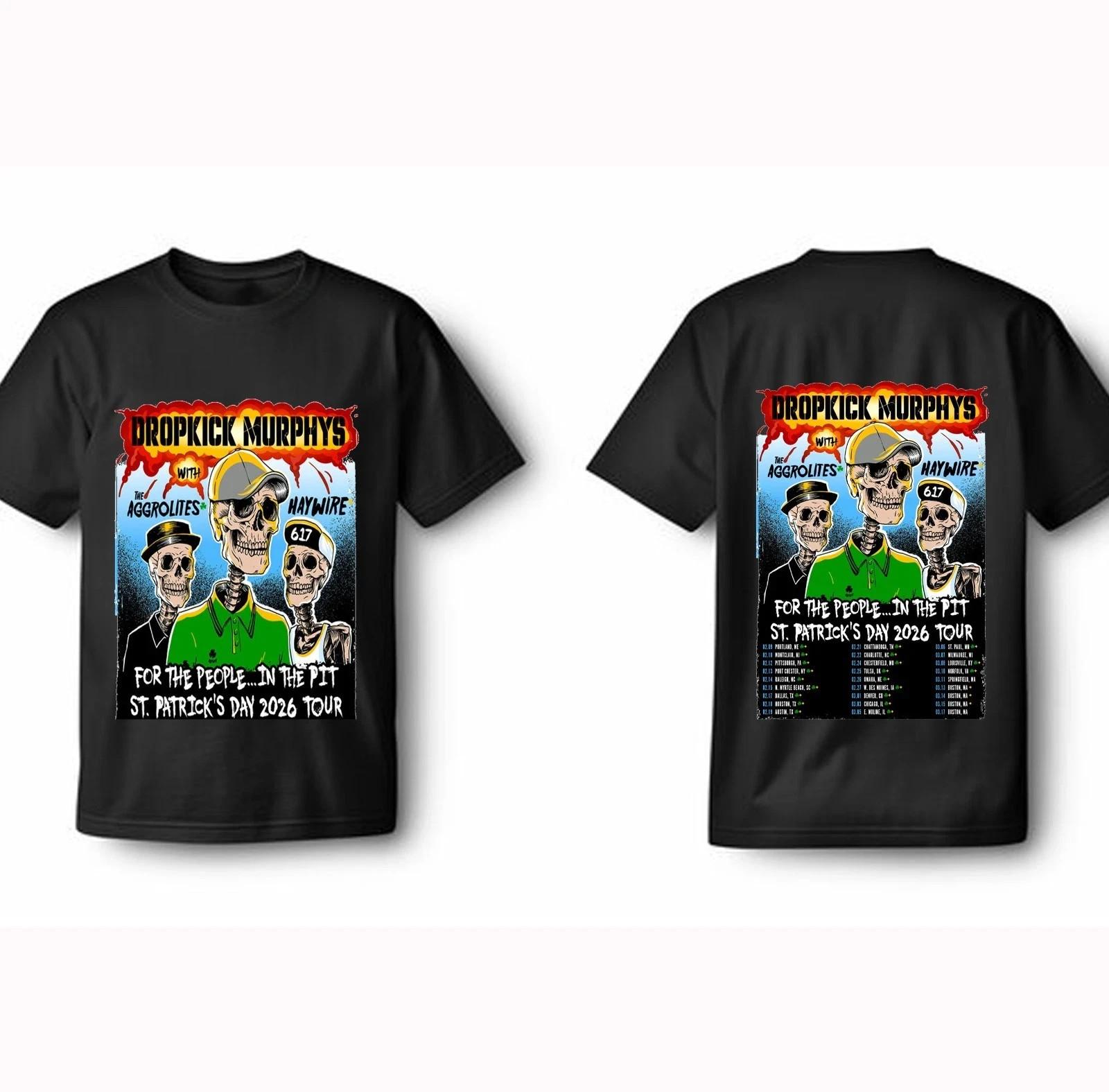 Dropkick Murphys Announces St Patrick s Day 2026 T shirt XXL