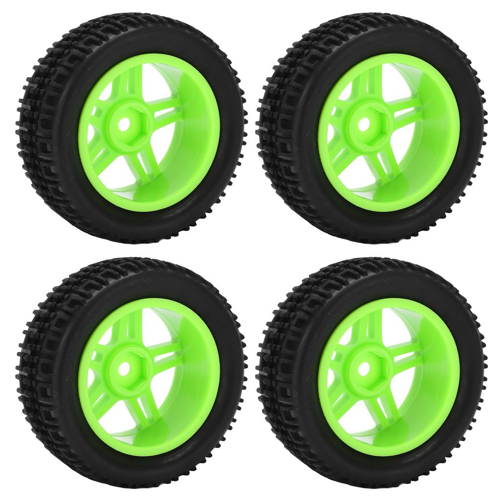 4PCS 75mm RC Car Tire U Type Rubber RC Vehicle Wheel Remote Control Car Tire for   144001 1Celsius14 RC Car