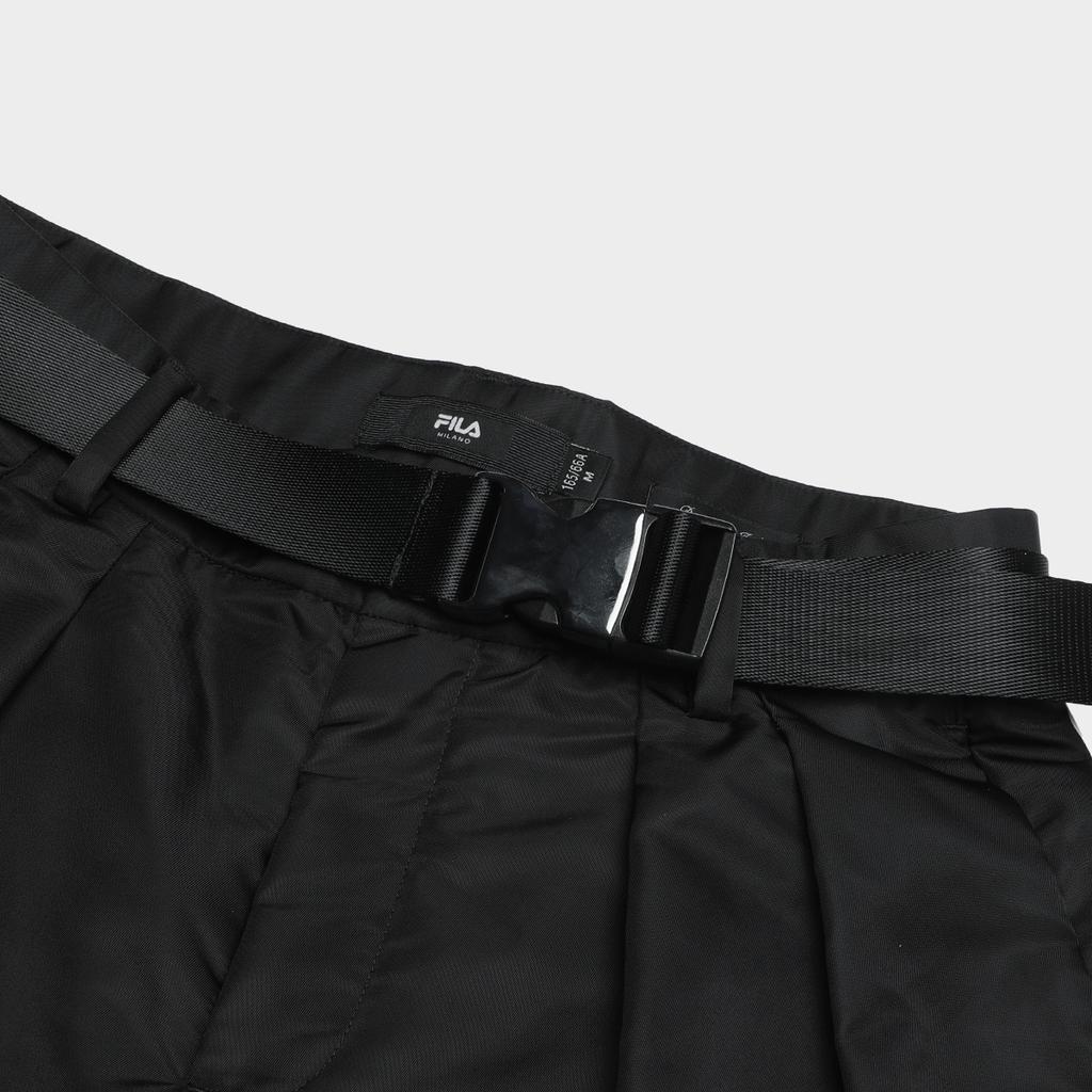 Fila Milano Italian Luxury Sports Collection Official Womens Woven Shorts 2023 Autumn Loose Simple Fashion Casual Shorts Women Shorts F11W335802F-BK