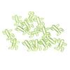 20Pcs Cartoon Paperclip HumanShaped Creativity Metal Modeling Craft School Supplies Green
