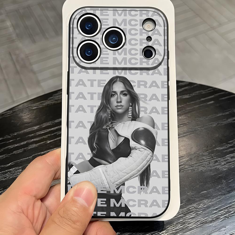 Singer 18 Tate M-McRae Hot Phone Case For IPhone 17 Pro Max 16 15 14 Pro Max 13 11 X Xs Xr 8 7Plus Silicone Cover