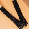 Verlängerte lange dehnbare Damen Handschuhe Spandex Elastische Armstulpen für Cosplay Anime Kostüm