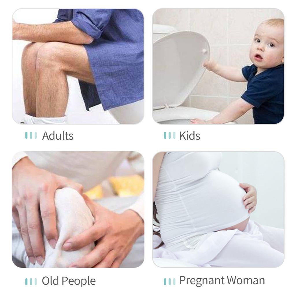 Detachable Toilet Stool with Non Slip Base Splicable Potty Step Stool Sitting Posture Foot Stool Bathroom Toilet Potty